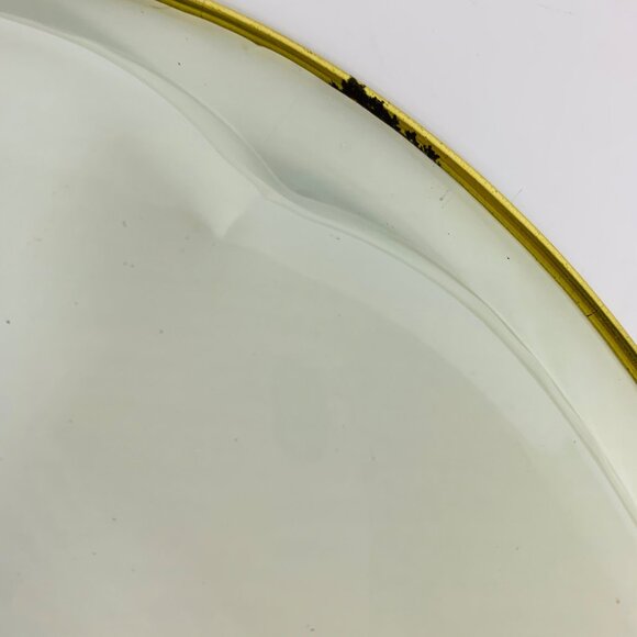 Victorian Style Metal Tray 12" Round Decorative Floral Platter Farmers Market - Picture 7 of 10